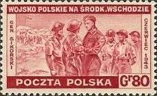 Polish army in the Middle-East with General Sikorski