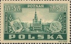 The town hall and Coat of Arms of Poznań