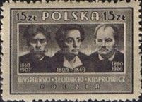 Stanisław Wyspiański, Juliusz Słowacki and Jan Kasprowicz