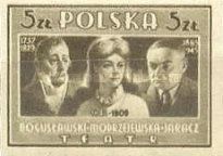 Wojciech Bogusławski, Helena Modrzejewska and Stefan Jaracz