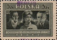 Boguslawski, Modzejewska and Jaracz, Groszy Surcharge