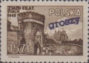 Philatelic Exhibition, Torun, Groszy Surcharge