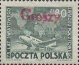 Postal Airplane Douglas DC 3 Dakota, Groszy Surcharge
