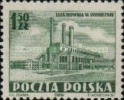 Power plant, Jaworzno, Perf. 12¾x12½