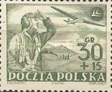 Pilot and glider "Sep"