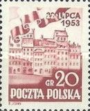 Part of the Old Town center in Warsaw