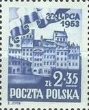Part of the Old Town center in Warsaw