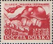 Battle scene of the Battle of Lenino