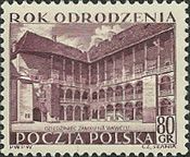 Court of the Royal Castle Wawel in Krakow