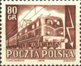 Electric locomotive and cars