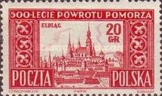 Elblag - Perf 11¼ x 11¾