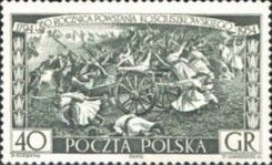 Battle of Racławice based on a painting by Wojciech Kossak