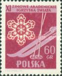 Skis with sticks and ice crystal - Perf 11