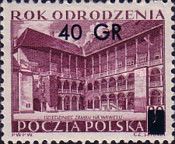 Wawel Castle / Surcharge with 40 gr