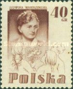Ludwika Wawrzynska (1908-1955) with children