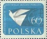 Stylized dove and globe