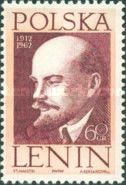Vladimir Lenin (1870-1924), drawing by T.Kulisiewicz