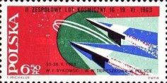 "Falcon" and "Mew" Overprinted: "23-28 X. 1963"