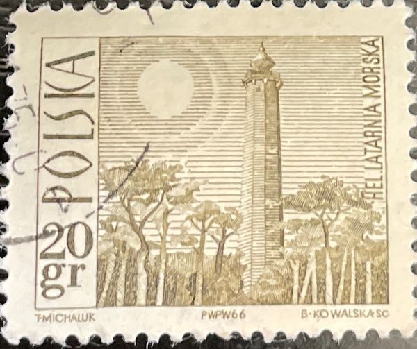 Lighthouse, Hel - Perf 12¾ x 12½