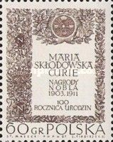 Marie Skłodowska-Curie, Nobel Prize Diploma
