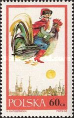 Mr. Twardowski (man flying on a cock)