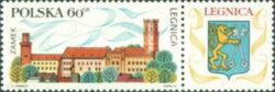 Castle, Legnica with label