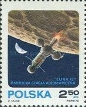 Luna 16 leaving the Moon