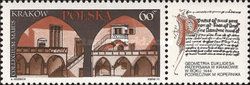 Collegium Maius, Cracow with Label