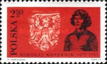 Copernicus and coat of arms of King of Prussia