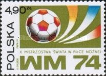 Soccer ball and games' emblem