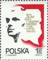 Tadeusz Jodłowski's poster 30th anniversary of the Republic