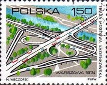 Lazienkowska Bridge Road
