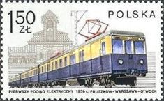 First Electric Train and Otwock Station, 1936