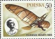 Czeslaw Tanski, constructor of the first hang glider, 1896