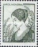 "Portrait of the Wife with Foxgloves", by Karol Mondral