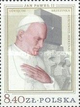 Pope John Paul II, Auschwitz-Birkenau Memorial