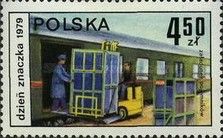 Loading mail train