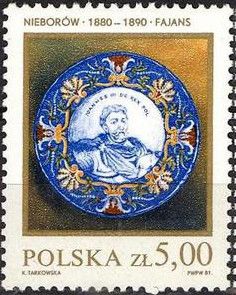 Plate with a portrait of King Jan III Sobieski, 1880