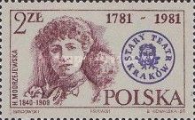 Helena Modrzejewska (1840-1909), Actress