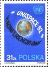 2nd UN Conference on Peaceful Uses of Outer Space, Globe