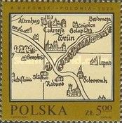 Map of Poland, by Bernard Wapowski, 1526