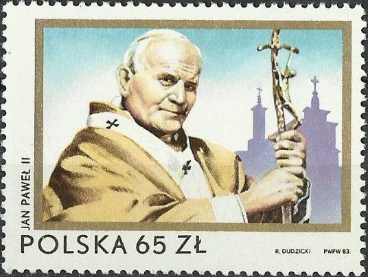 Pope John Paul II against the Background of Niepokalanow