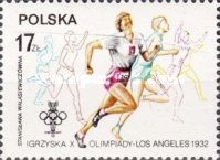 S. Walasiewiczowna Winner 100m, 1932 Olympics, Perf. 12¼x12¾