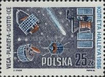 Comet & Vega, Giotto, Planet-A, ICE-3 Space Probes