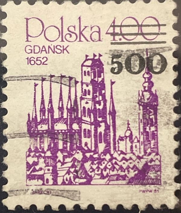 Gdansk, 1652 - surcharged