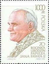 Pope John Paul II, 70th Birthday
