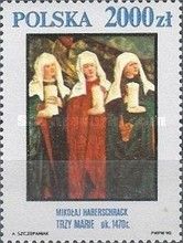 The Three Marys by Mikołaj Haberschrack (c. 1470)