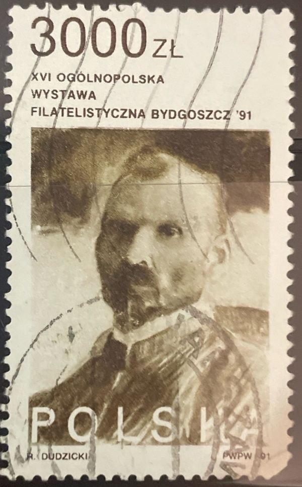 "Self portrait" by Leon Wyczolkowski (1852-1936), Painter