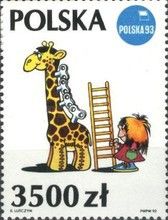 Girl with Ladder, Wind-up Giraffe