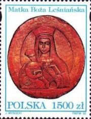 Stone carving of the Holy Virgin of Leśna Podlaska